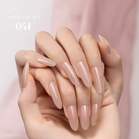 GULAURI Gelée de couleur nude Gelée saine rose nude Nouvelle tendance Vente chaude Gel UV professionnel pour la décoration des ongles pour salon de manucure