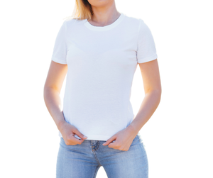 เสื้อยืดคอกลมผู้หญิงสวมใส่สบายและนุ่ม - Product Image 4