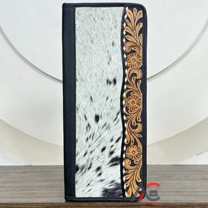 2025 Custom High Quality Luxury Hand Tooled Leather Zipper <b>Jewelry</b> Storage Case Genuine CowLeather <b>Jewelry</b> Organizer for Women's - Product Image 1