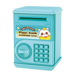 Mini Caja de Ahorros de Plástico con Forma de Cajero Automático, Juguete para Niños, Juego de Imitación, Juguetes Bancarios Educativos para Niños en Edad Preescolar - Product Image 2