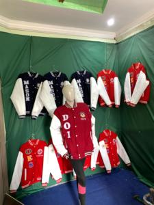 Nuevas chaquetas universitarias OES Chaquetas Masonic Latter Women Jacket OES Red HSE - Product Image 4