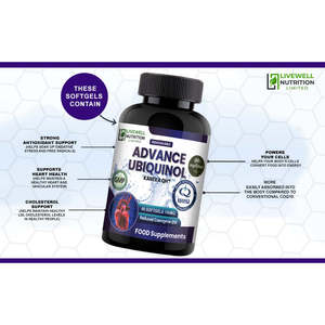 Coenzima Q10 Vegetariana en Cápsulas Blandas de 100 mg, Ubiquinol Kaneka QH, Forma Reducida, Suplemento Antioxidante - Product Image 2