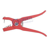 Mouton chèvre vache bétail serrure automatique étiquette d'oreille pince rouge métal étiquette d'oreille applicateur Animal étiquette d'oreille fabricant applicateur