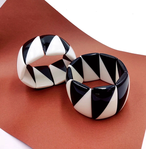 Bracelet d'amour d'affaires élégant pour femmes fabriqué à la main en résine européenne élégante artificielle bijoux faits à la main - Product Image 3