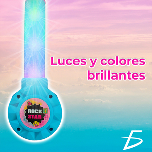 <b>Microphone</b> with Light and Special Effects Selfie Stick & Cell Phone Holder for Fun Karaoke Sessions - Product Image 4