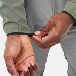 Men's Waterproof Breathable Eco-Friendly <b>Patchwork</b> Windproof Hooded Collar 100% Polyester Zipper Closure <b>Jacket</b> - Product Image 4