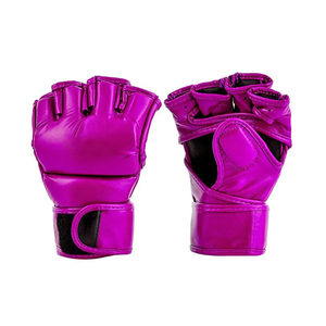 ถุงมือมวยหนังแท้สำหรับออกกำลังกายที่บ้านถุงมือ MMA แบบมืออาชีพดีไซน์ตามสั่ง - Product Image 4