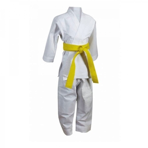 Kimono de Karate y Jiu Jitsu hecho a medida de la mejor calidad, uniforme de artes marciales liso al por mayor - Product Image 1
