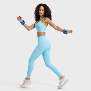 Nouveau soutien-gorge de sport pour femme à maintien élevé, personnalisable avec logo avant, couleurs variées, respirant, en Spandex/Nylon, service OEM, pour la gym, le fitness et la course à pied - Product Image 5