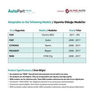 Cable de Apertura Interior de la Puerta del Maletero para Fiorino - DERECHO - Product Image 3