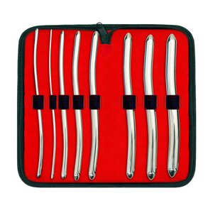 QNQ Hegar Dilatateur utérin/urétral en acier, jeu de sondes manuelles, 8 pièces, double extrémité, sondes cervicales gynécologiques, sondes chirurgicales - Product Image 4
