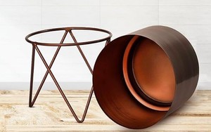 Maceta decorativa antigua hecha a mano de lujo con soporte para jardín, decoración del hogar para exteriores e interiores - Product Image 3