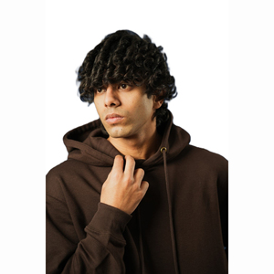 Sweat à capuche personnalisé avec logo, coupe classique, hiver, ODM, vierge, pour homme, en fibre de bambou, fabrication de haute qualité, poids lourd - Product Image 2