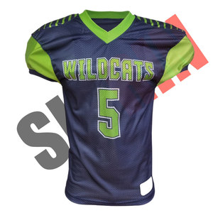 Maillot de Football américain sublimé SIBRIN Premium personnalisé fabriqué en usine maillot de Football pour jeunes en maille respirante camouflage numérique - Product Image 1