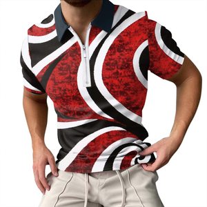 Varios colores disponibles Polo de algodón de alta calidad para hombre Ajuste de lujo Ropa informal versátil Suave de talla grande Impreso de punto - Product Image 5