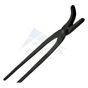 Premium Durable Black Powder Coated Hoof Nail Clincher Herramienta profesional de herrador para el cuidado de los cascos de caballos Mantenimiento de recorte - Product Image 1