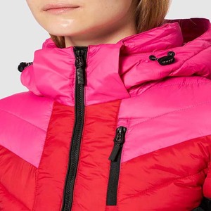 Dernier design Veste matelassée en tricot pour femme d'hiver Fermeture éclair Tissu en toile Logo frontal personnalisable Respirant Imperméable - Product Image 3
