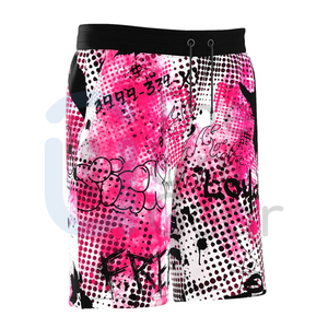 2025 nuevo estilo de pantalones cortos de Fitness para hombre de alta calidad 100% poliéster Casual impreso ropa deportiva logotipo frontal-disponible al por mayor - Product Image 2