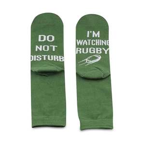 OEM Factory Price Men's Rugby <b>Long</b> Sports <b>Socks</b> Thin Customized Material with Logos - Product Image 3