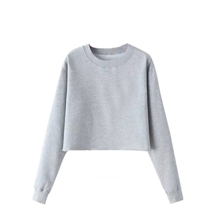 Vêtements pour hommes 350gsm avec logo personnalisé Fashion Street Wear Plain Crewneck Sweat Shirt Fabricants de vêtements Sweat-shirt en coton personnalisé - Product Image 4