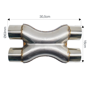 Conexión en X de 63 mm de diámetro interior - Product Image 4