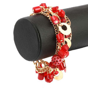 Women's <b>Bracelet</b> - <b>Red</b> - Product Image 1