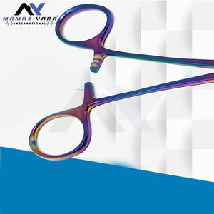 คีมจับมุ้งกันยุงหลากสี 5.5 นิ้ว คีมตรง สแตนเลส สำหรับงานผ่าตัด งานอดิเรก งานฝีมือ ขายส่ง - Product Image 3