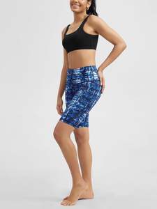 กางเกงขาสั้นสำหรับเล่นโยคะของผู้หญิงกางเกงขาสั้นเอวสูงไร้รอยต่อแห้งเร็วโลโก้ออกแบบได้ตามต้องการ - Product Image 3