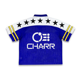 Camiseta de Fútbol de Malla Personalizada OEM con Impresión por Transferencia de Calor, Mangas Cortas, Diseño Transpirable para Equipos de Fútbol Americano y Baloncesto - Product Image 6