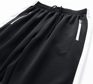 Conjunto deportivo ligero y transpirable OEM, mezcla de poliéster y algodón, reversible, que absorbe el sudor, de secado rápido, estilo casual simple. - Product Image 3