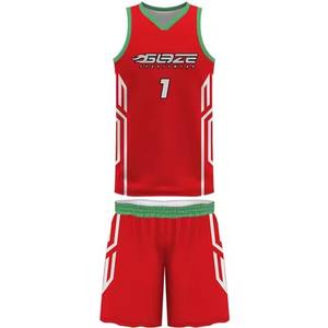 Ensemble de maillots de basket-ball avec logo design personnalisé OEM Uniforme de maillot de sublimation avec technique imprimée de taille plus avec numéro de club d'équipe - Product Image 4