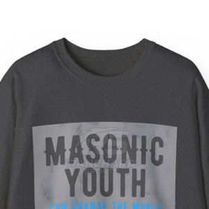 Sweat-shirt respirant pour homme avec logo maçonnique, emblème maçonnique, sweat-shirt à col rond pour homme - Product Image 5