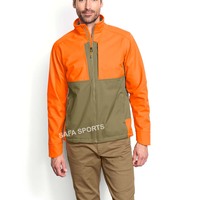 Veste Isolante Multipoche Orange à Motif de Chasse Personnalisable pour Homme d'Extérieur Chasse et Tir