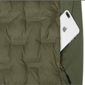 Design haut de gamme hommes hiver chaud sans manches toile coupe-vent col montant veste grandes tailles décontracté haute rue Style vêtements d'extérieur - Product Image 6