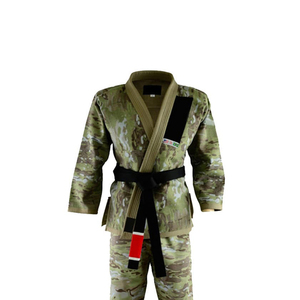 Uniforme de Jiu Jitsu Brasileño de Alta Calidad con Camuflaje, Conjuntos de Gi Hechos a Medida para Unisex, Diseño de Bordado Liso, Transpirable, Precio al por Mayor - Product Image 6