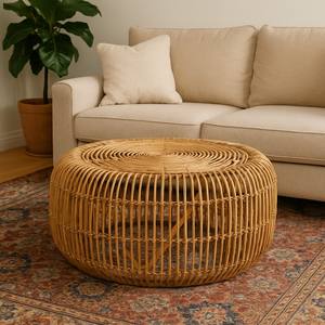 Meubles en rotin naturel durables élégants et relaxants, table à manger d'extérieur et ensemble studio pour salon, chambre à coucher et hôtels - Product Image 2