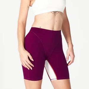 Nouveauté, logo personnalisé, short décontracté respirant avec broderie sans couture pour femmes, MS-SL-037 avec poche latérale et sérigraphie - Product Image 5