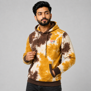 Sudadera con Capucha Tie Dye para Hombre, Ropa Casual, Logotipo Personalizado, Sudadera de Felpa de Algodón Suave, Sudadera con Capucha de Moda Urbana para Hombre - Product Image 3