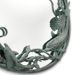 Espejo de pared de Metal exquisito con reflejo de plata natural, estética clásica lujosa para el hogar para espacios de vida, decoración perfecta para el hogar - Product Image 3