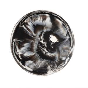 Tazón de resina para servir, NEGRO, 1 Jumbled, 1 tazón de madera y resina, precio en línea, 1 pulgada cuadrada - Product Image 1