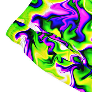 Short de plage imprimé écologique solide pour hommes Design respirant en tissu à séchage rapide pour la piscine d'été et les aventures de vacances - Product Image 2