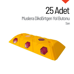 Ensemble de 25 marcages routiers Muslera blancs rectangulaires en ABS et PC, étanches IP68, pour allées - Product Image 5
