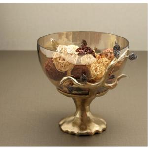 ชามเสิร์ฟช็อคโกแลตทรงกลมปลอดภัยสำหรับใช้ในบ้านและโรงแรมชามทองดีไซน์ทันสมัยสำหรับตกแต่งร้านอาหาร - Product Image 6