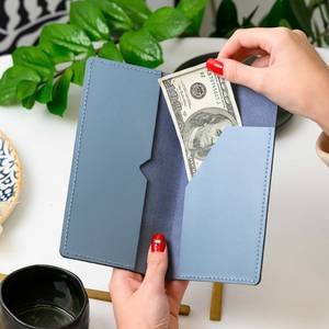 ที่ใส่ธนบัตรหนังหรูหราสำหรับคาเฟ่ระบบ POS โลโก้แบบกำหนดเองได้หลายช่อง LBH-0085ป้องกัน RFID - Product Image 6