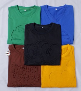 Camiseta Casual Oversize de Algodón 100% Transpirable y Cómoda para Hombre, Manga Corta con Estampado de Letras, Venta al por Mayor de Alta Calidad - Product Image 3
