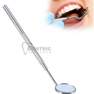 กระจกส่องฟันสเตนเลสสตีลแบบใช้ซ้ำได้พร้อมคู่มือการใช้งาน - Product Image 1