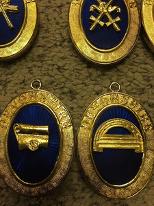 Collier de chaîne de Regalia maçonnique sur mesure en gros dans toutes les couleurs collier de chaîne de 33 degrés Ronpex - Product Image 3