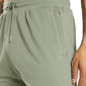 Pantalones informales activos para hombre con ajuste elástico Joggers de algodón suave y cintura elástica con bolsillo lateral funcional - Product Image 5