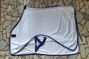 Diseño personalizado caballo mosca malla alfombra transpirable gran oferta OEM servicio personalizado ecuestre fabricante directo verano caballo alfombra India - Product Image 2