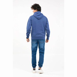 Sweat à capuche en molleton lourd 100% coton, coupe classique, avec logo personnalisé, pour hommes, haute qualité, ODM, écologique - Product Image 3